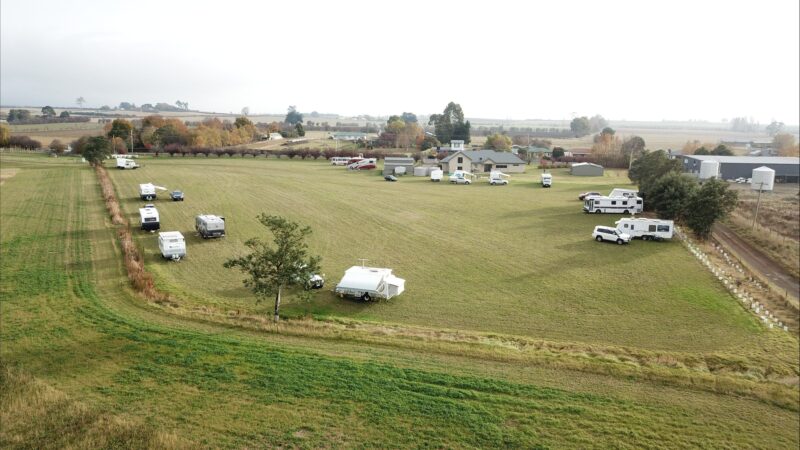 Spacious, grassy sites - plenty of room to spread out and enjoy the country