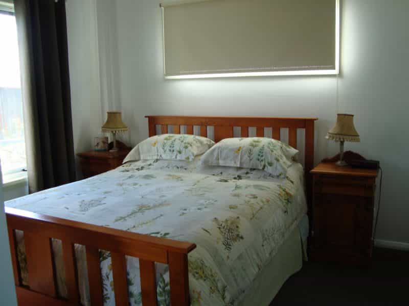 Main bedroom with queen-sized bed