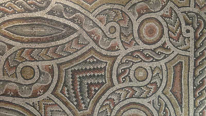 mosaic floor panel