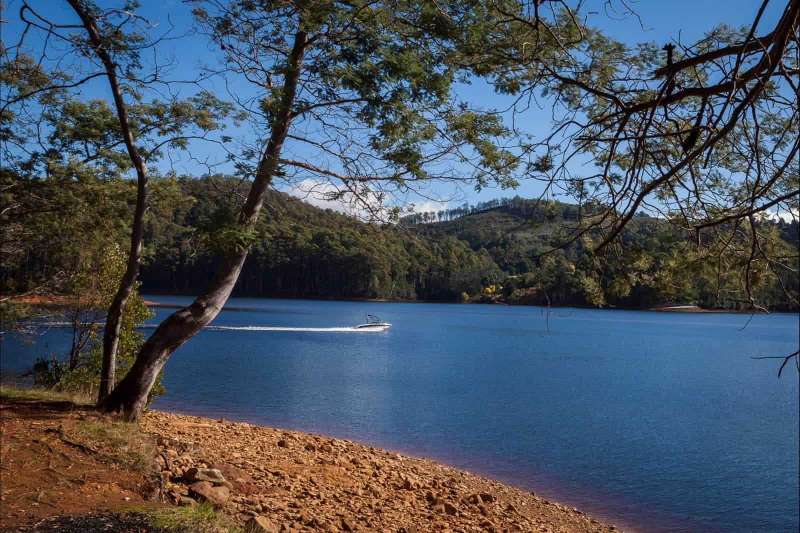 Lake Barrington is a great place for fishing, boating and camping