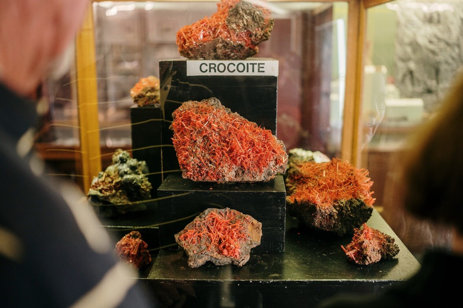 A photograph showcasing a sample of our gorgeous Crocoite