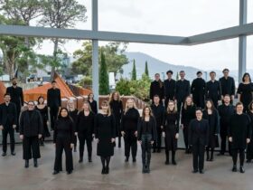 A photograph of a choir