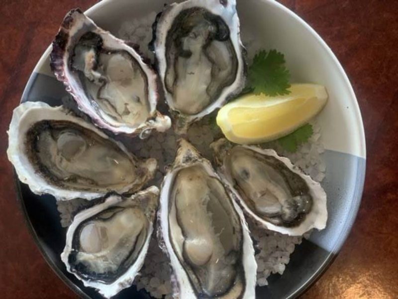 Fresh local oysters