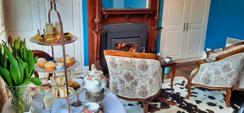 High Teas can be served in guest bedroom while staying at the B&B