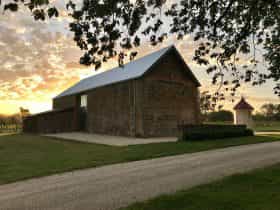Waterton Hall 1850s restored stone barn for tastings, weddings, events