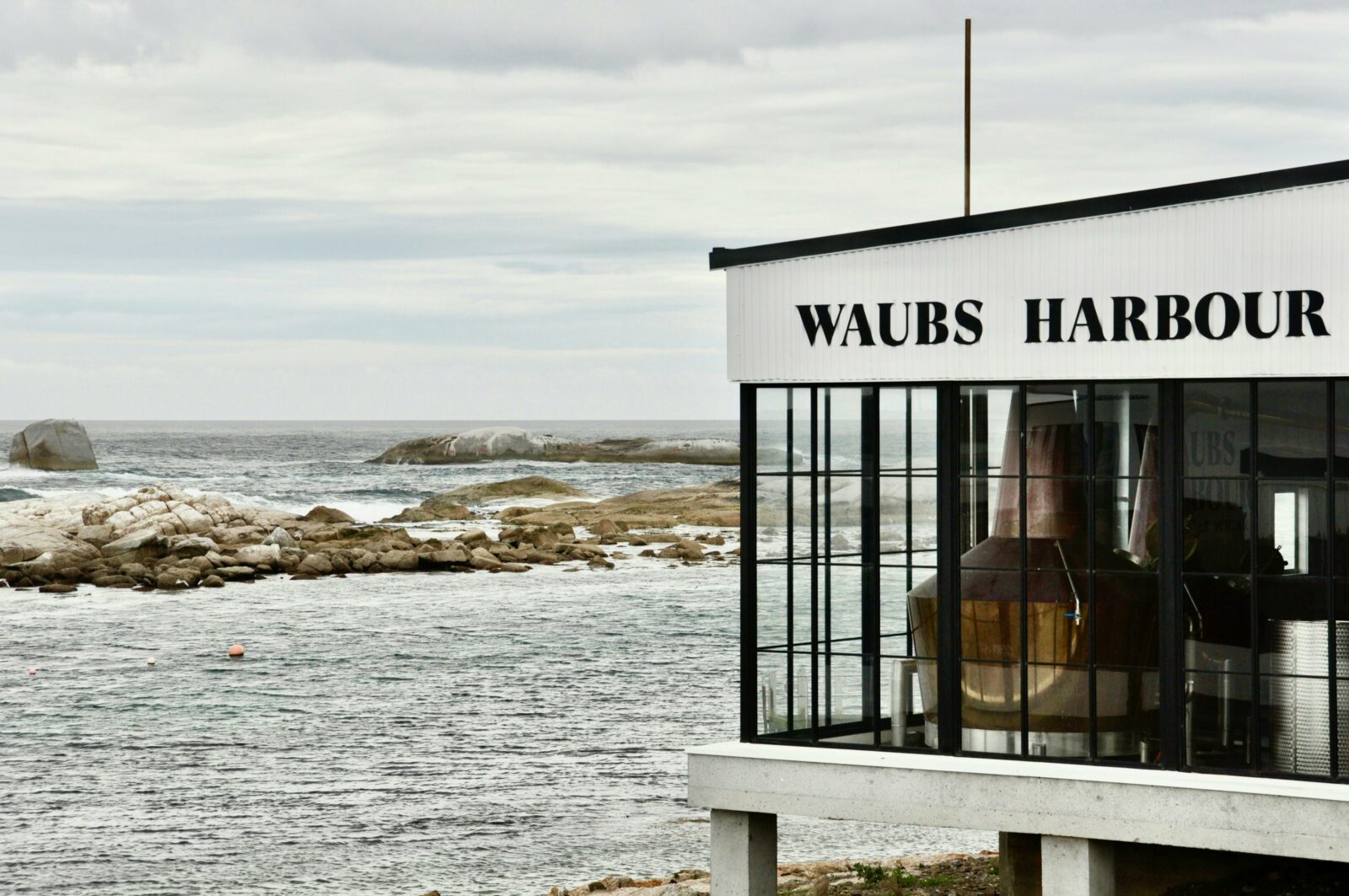 Waubs Harbour Distillery. Maritime Tasmanian single malt whisky, made by the ocean in Bicheno, Tas.