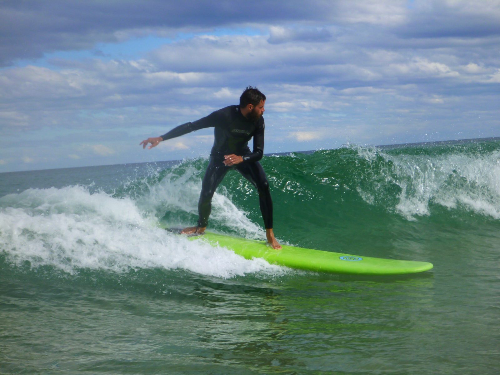 learn to surf session
