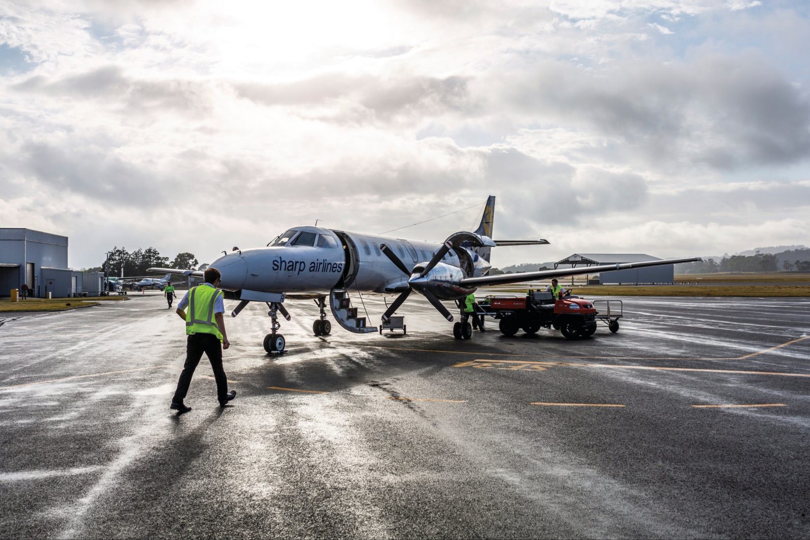 Sharp Airlines at King Island Airport