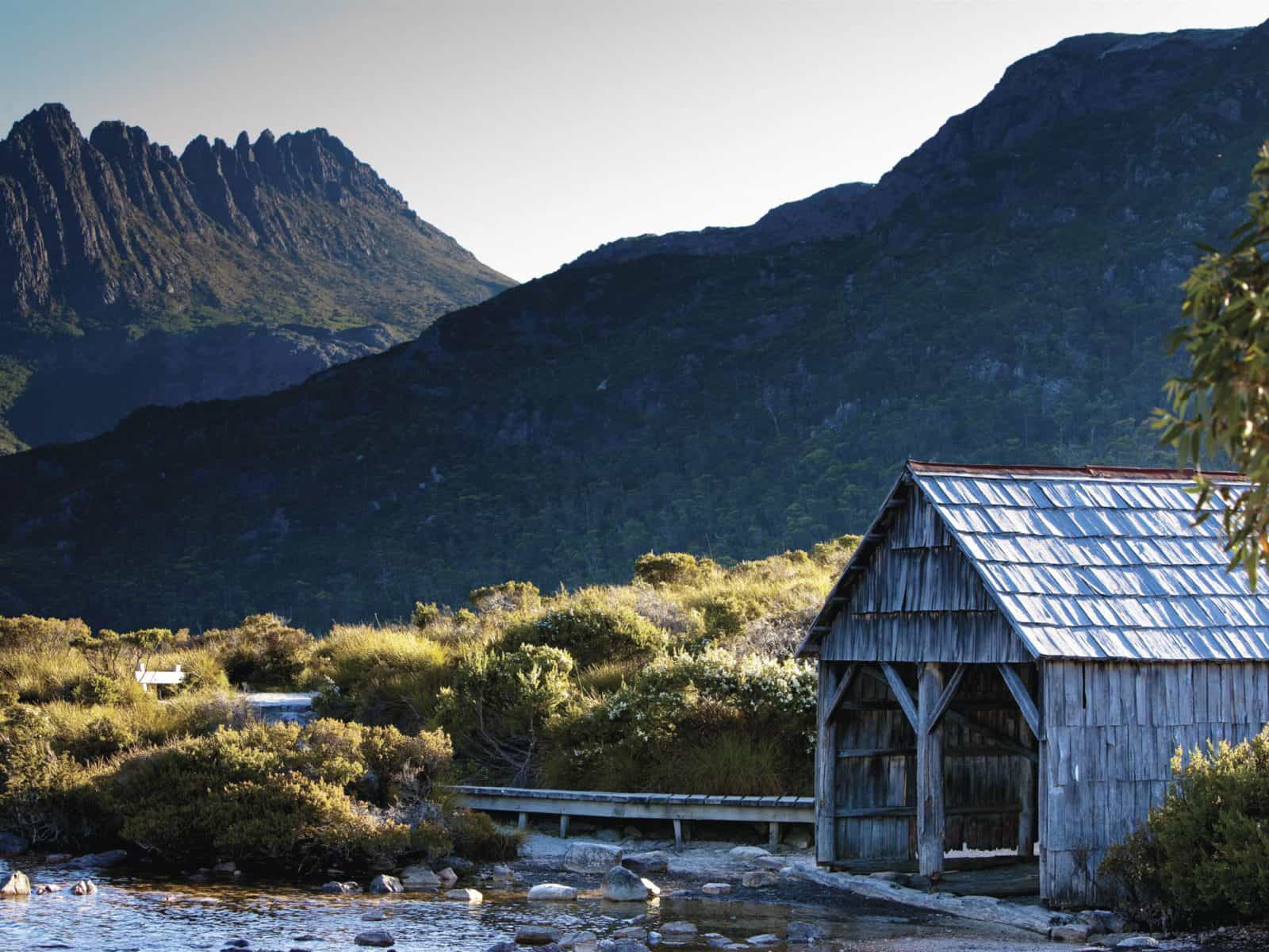 Boat Shed, Lake Dove and Cradle Mountain