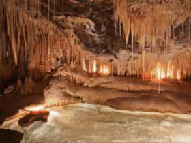 inside caves