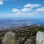 View of Hobart city from Mt Wellington