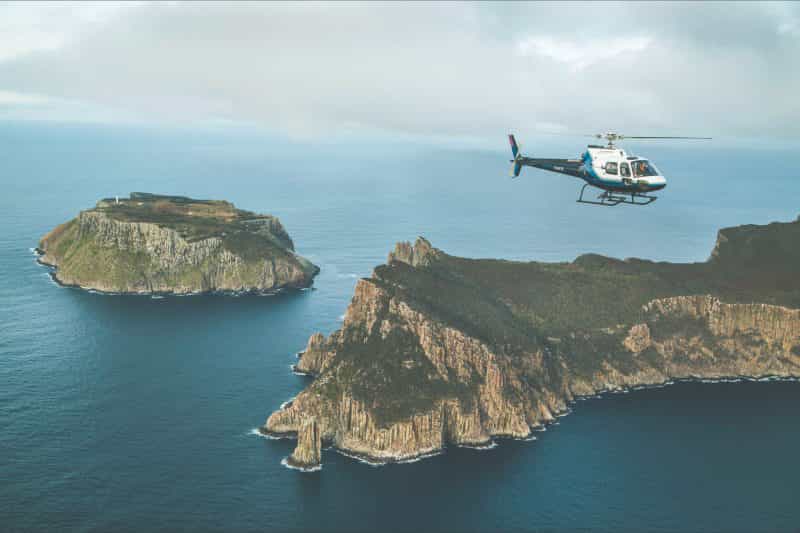 Cape Pillar is one of Australia's must do helicopter flight
