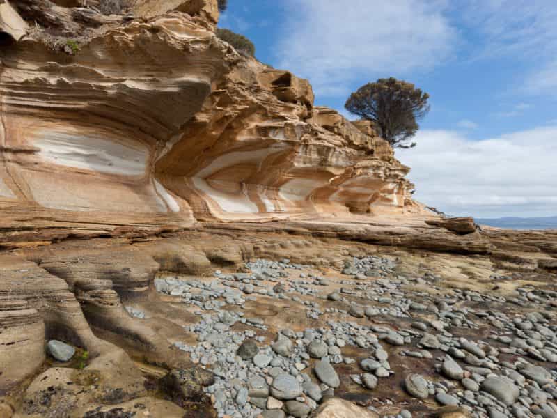 Painted Cliffs, Maria Island, Tasmania - Shutterbug Walkabouts photography tours