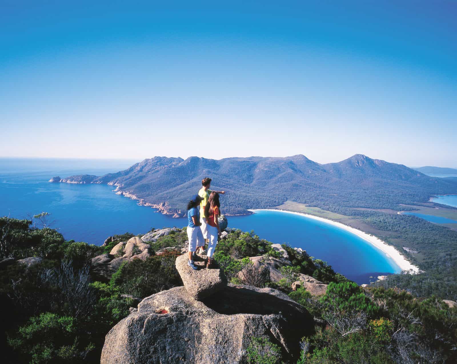 Wineglass Bay from Mt. Amos