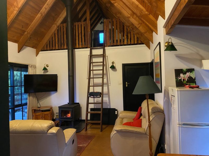 Loft access to the single beds