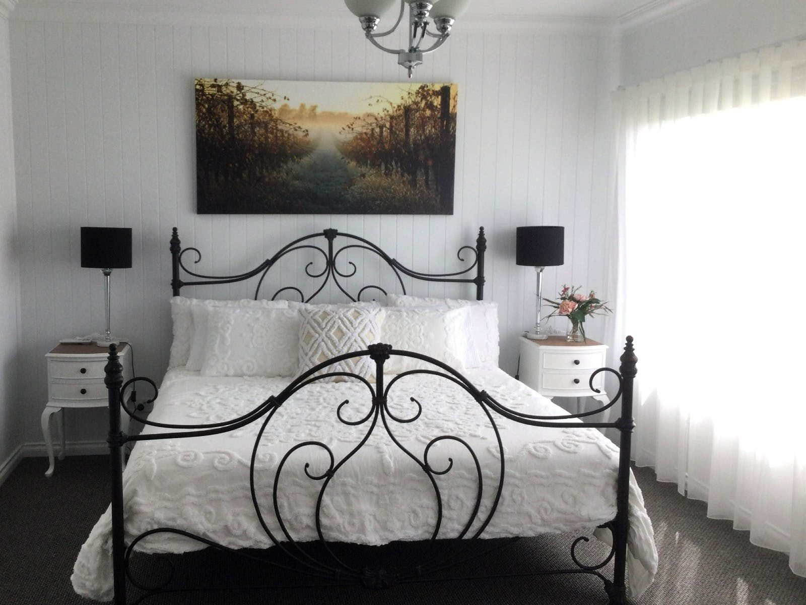 Beautifully styled King size bedroom
