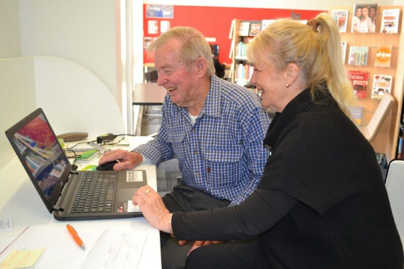 IT support and assistance at the Benalla Library