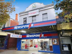 Front of the Benalla Newsagency
