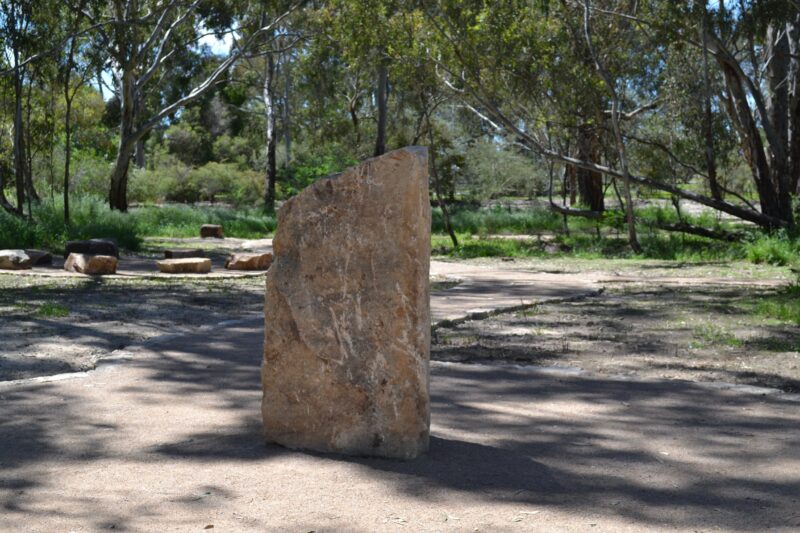 Quiet and time to reflect at the Benalla Aboriginal Gardens