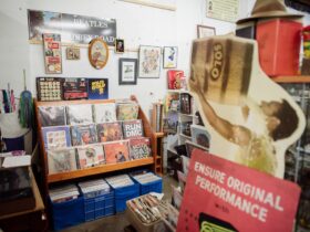 Add to your collection with our interesting selection of Vinyl. A hidden Gem of a stall.