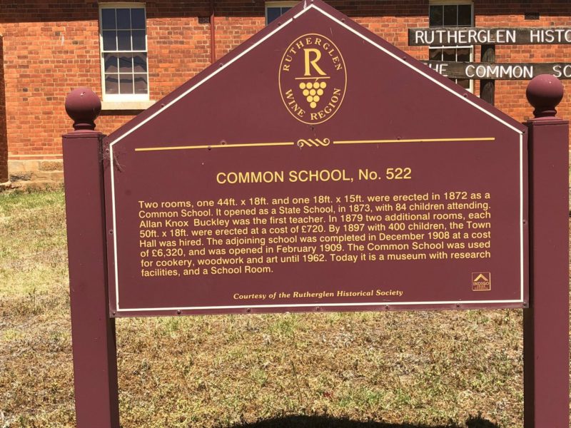 Read about the old common school building
