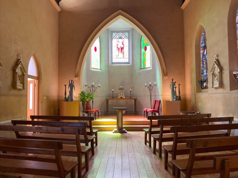 photo of inside of chapel