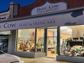 Outside view of Daisy Cow Soap & Skincare Shop in Rutherglen