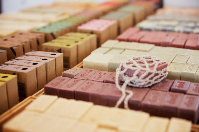 Handmade soaps made from pure plant oils and pure essential oils
