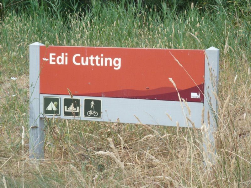 Edi Cutting Camp Sign