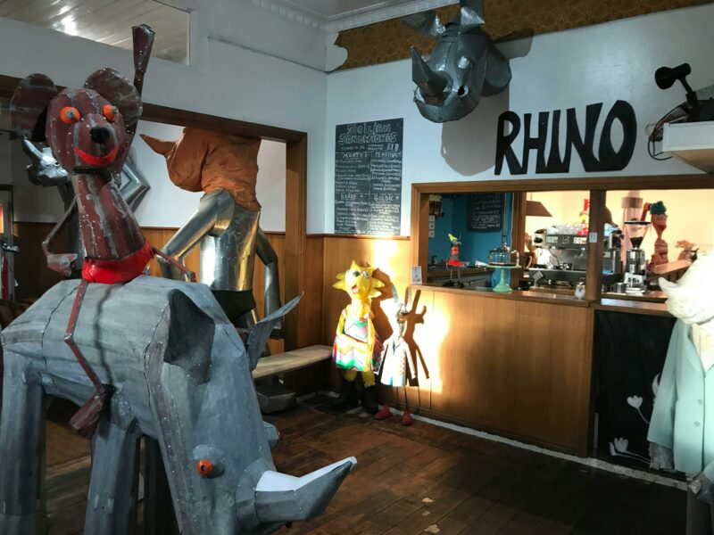 Flying Goolie Rhino room