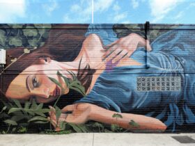 LORETTA LIZIO - As She Lay, Frankston City street art