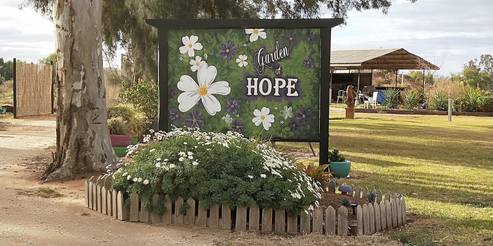Garden of Hope Sign