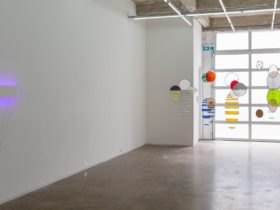 Installation view of Gertrude Glasshouse