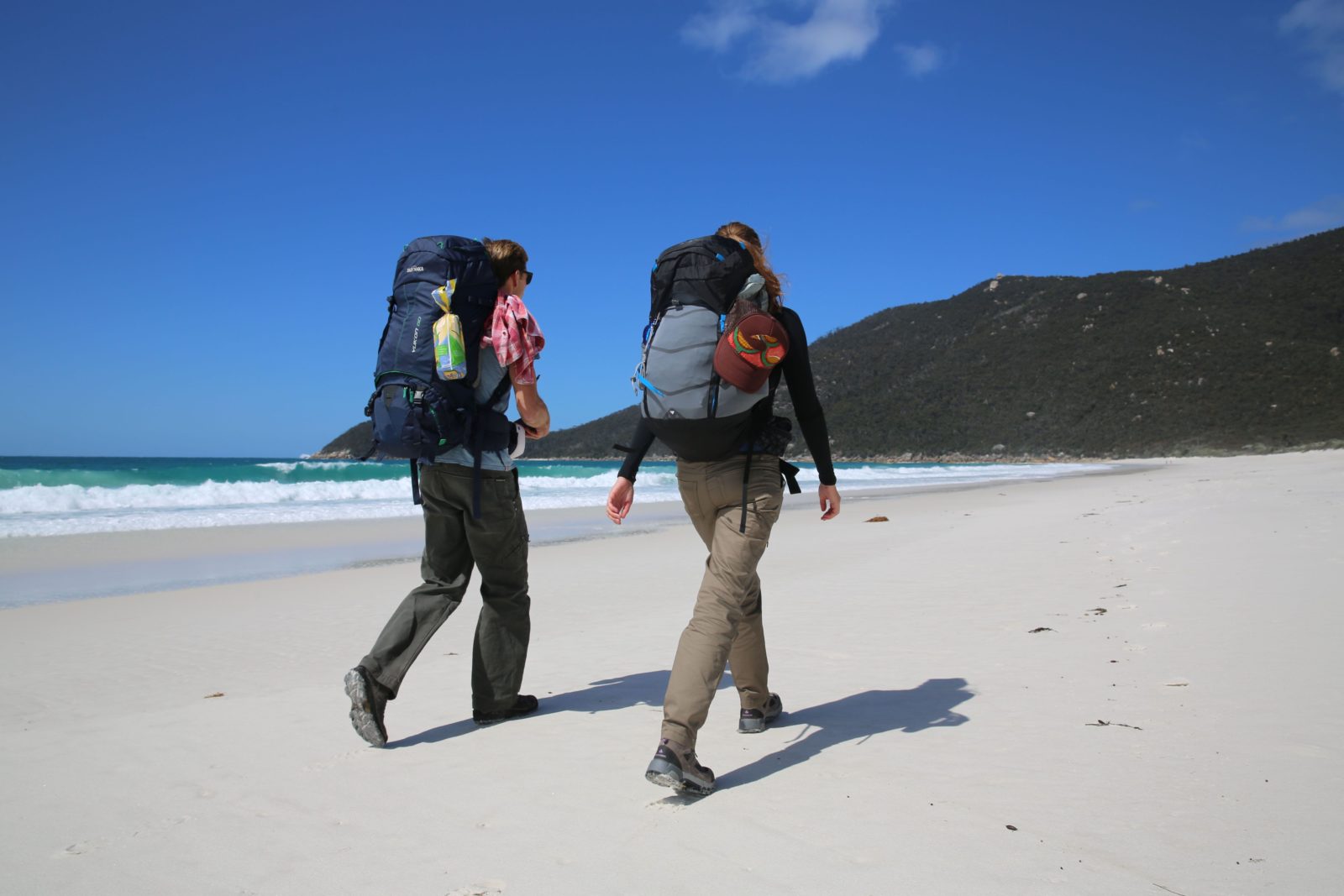 Hiking the Great Prom Walk at Wilsons Promontory, Gippsland, Victoria, Australia