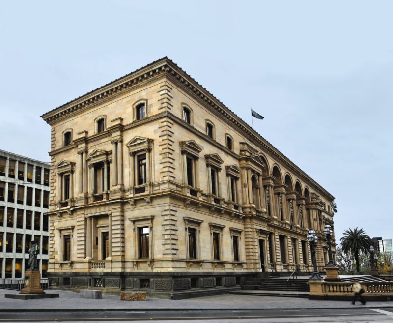 The Old Treasury Building, built from 1858-1862.