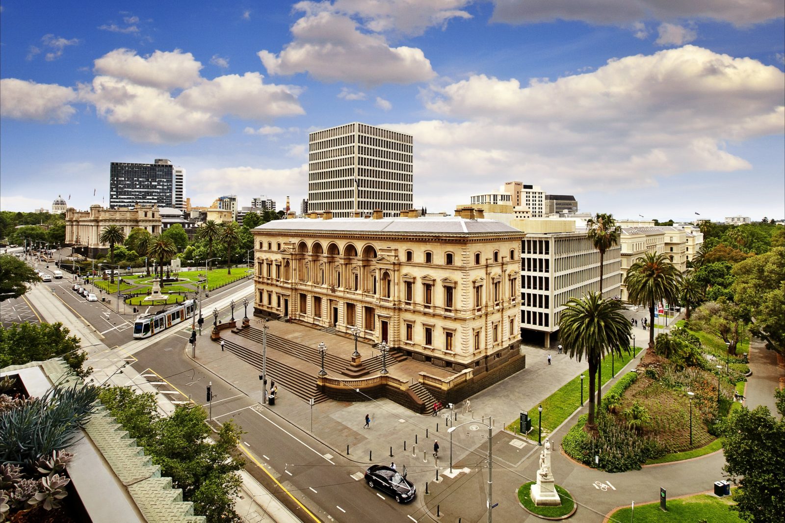 The Old Treasury Building during the day