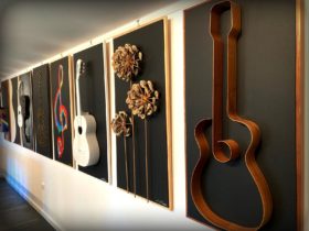 Musically inspired artworks in the Wildwood Instruments Art Gallery