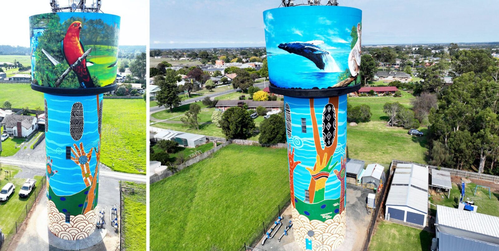 This is the 25th and the biggest official mural in the town of Yarram.