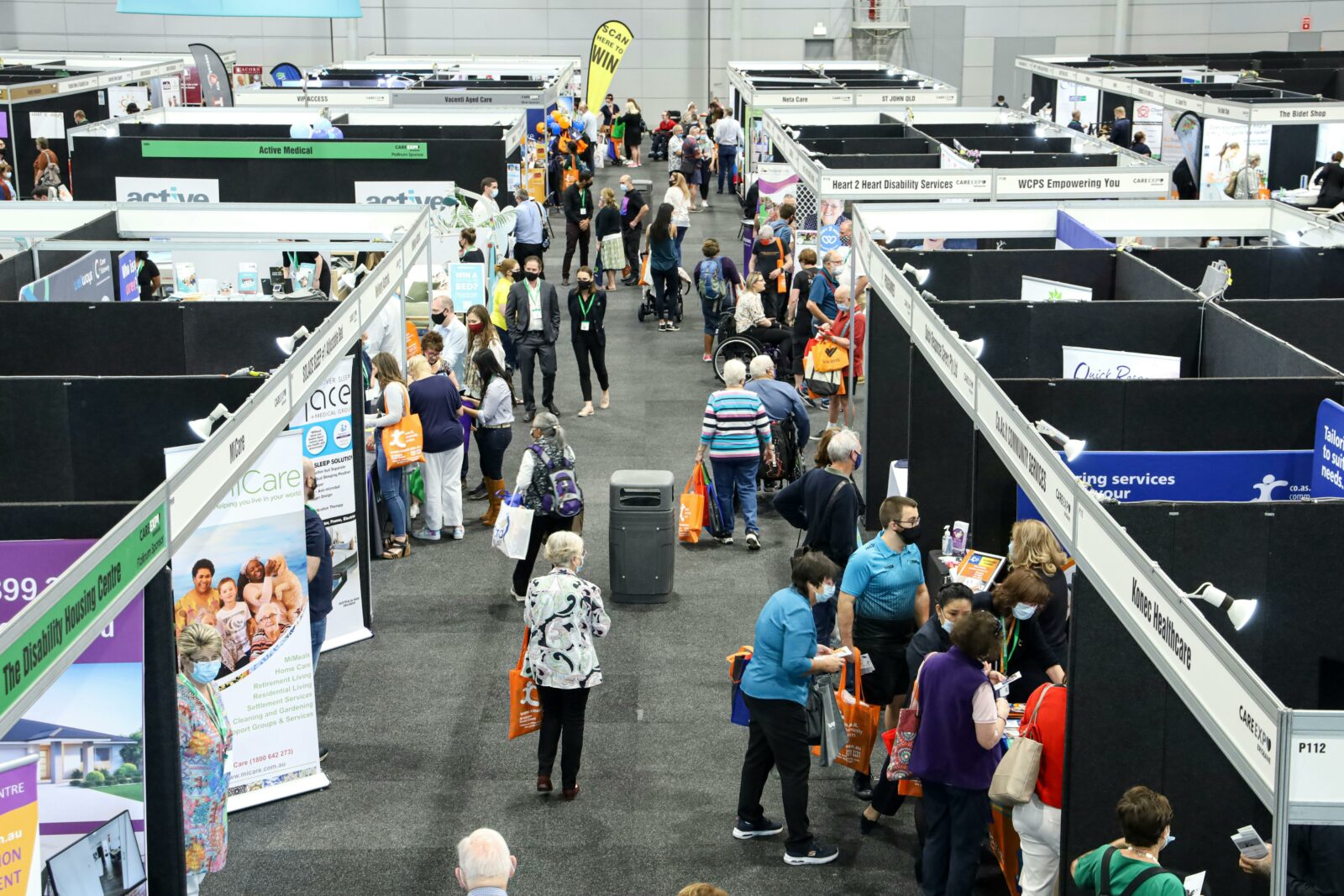 Care Expo crowds