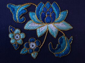Embroidered piece
