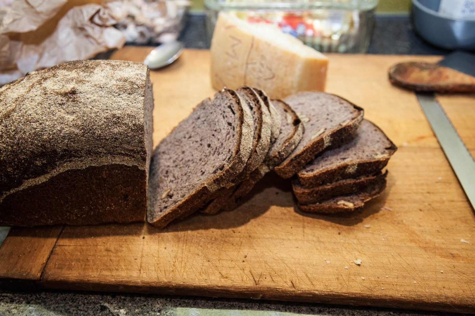 Sourdough chestnut bread