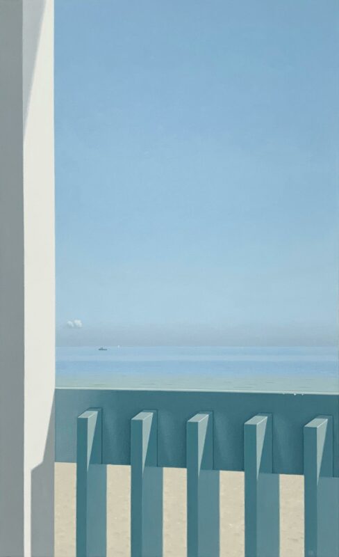 Ken Smith, Beach 1 (Cloud), 2023, acrylic on paper, 66 x 40.3 cm