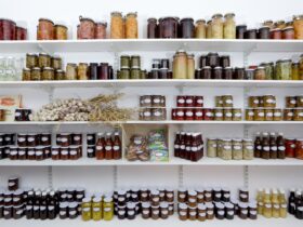Jars of Jacican preserves in the Jacican Cooking School and Food Studio