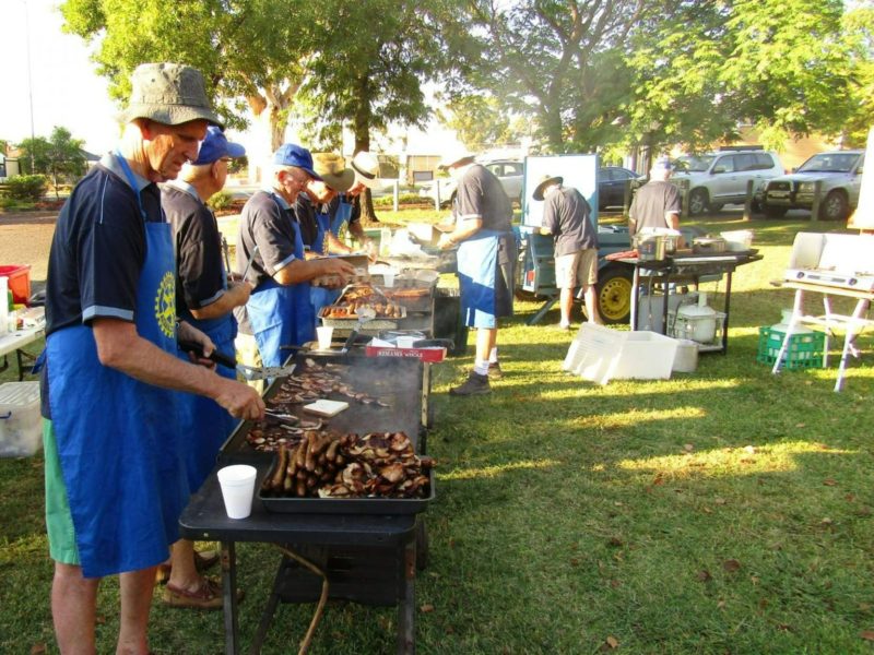 The community will come together for a free lunch on Australia Day