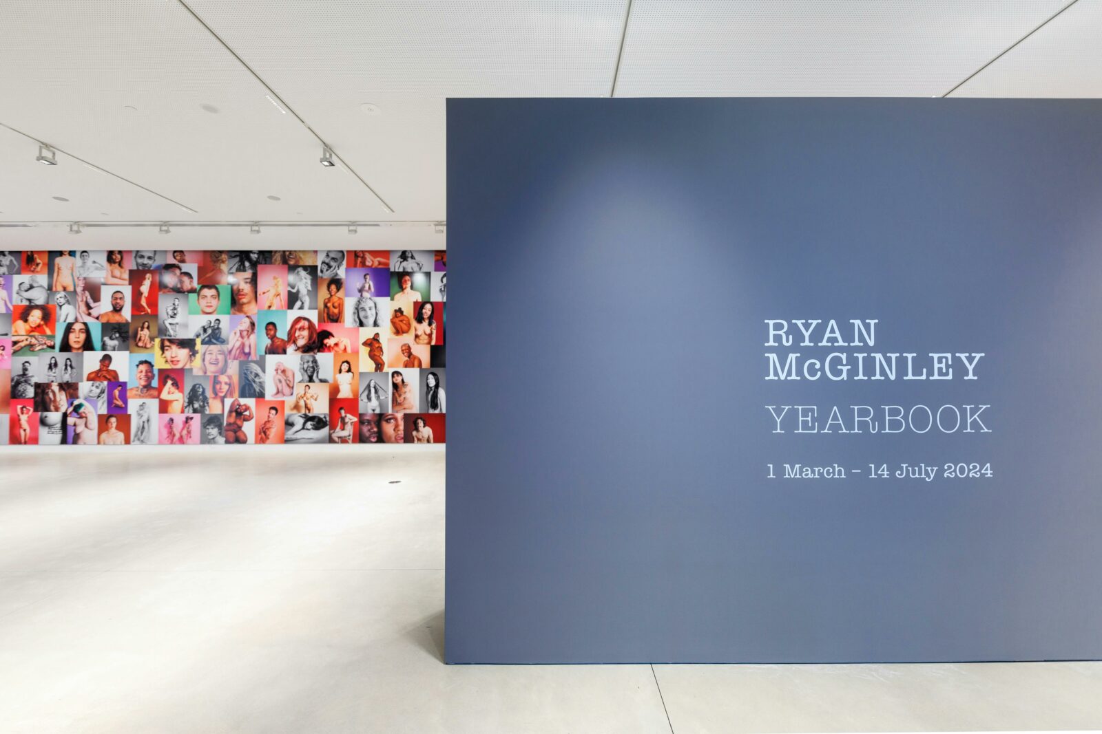 Ryan McGinley, YEARBOOK, installation view, Shepparton Art Museum, 2024. Photo: Cam Matheson