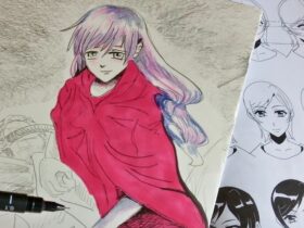 Manga character female by Mara Jordan