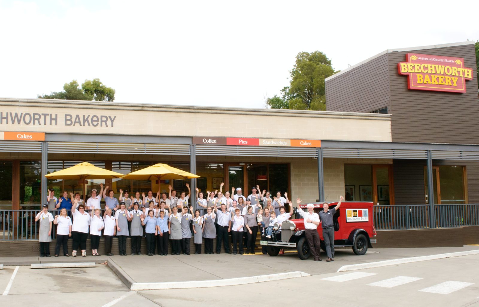 Beechworth Bakery Healesville staff welcome you