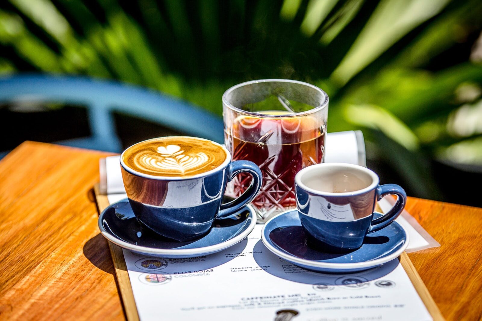 Three coffees - Latte, Filter Coffee and Espresso - Barista's choice - Explore the taste of coffee