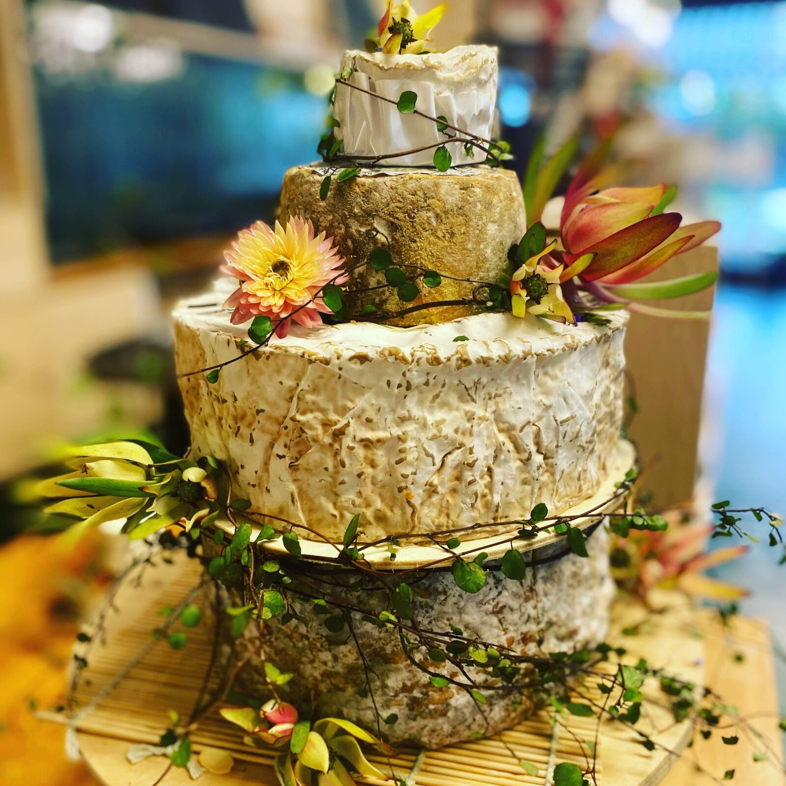 Cheese Tower for weddings and functions