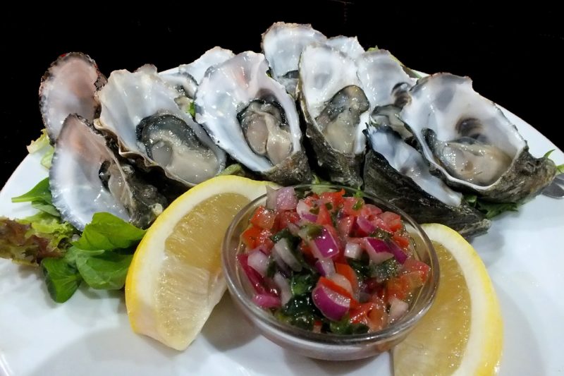 Well known for our fresh Tasmanian oysters